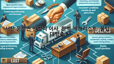 서산 운산면 원벌리 이사 🏡 완벽 체크리스트 & 꿀팁 대방출! 🚚💨